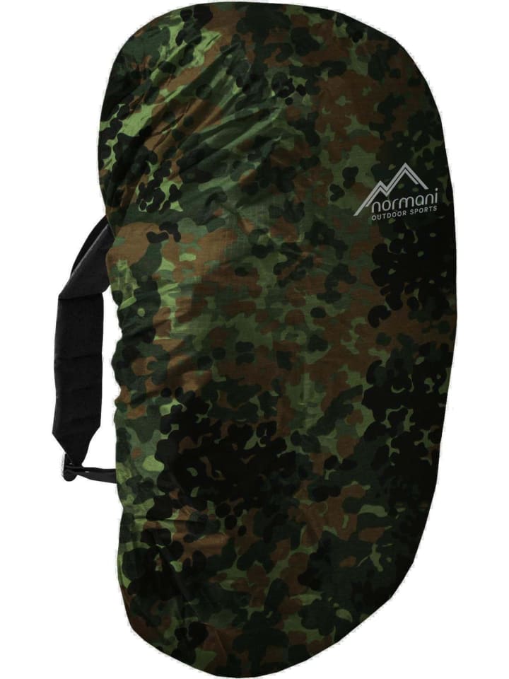 Rucksackcover Regenhülle Regenschutz 20 bis 130 Liter in Flecktarn