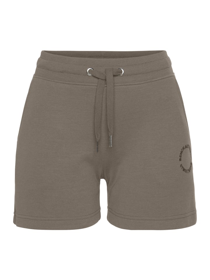 Sweatshorts in taupe