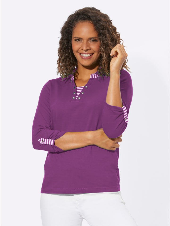 Shirt in fuchsia