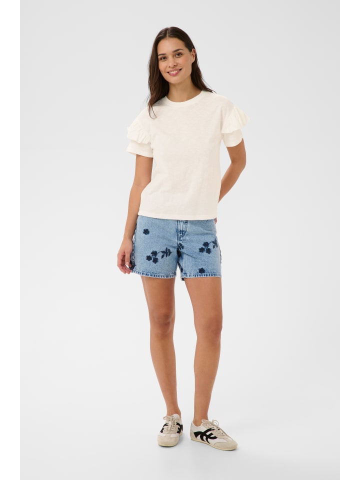 T-Shirt kurzarm KAerin Loose fit in Chalk
