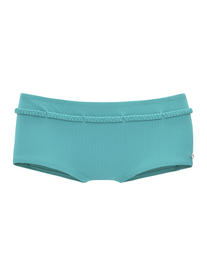 Bikini-Hotpants in türkis
