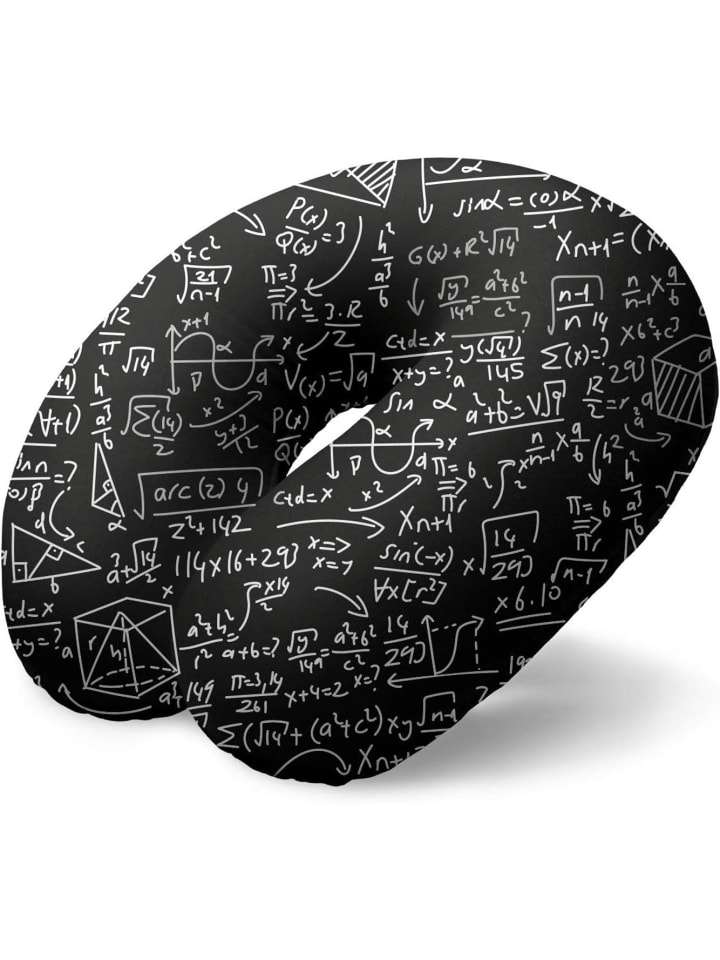 Reisekissen Nackenkissen weich für Nackenstützen Mathematik