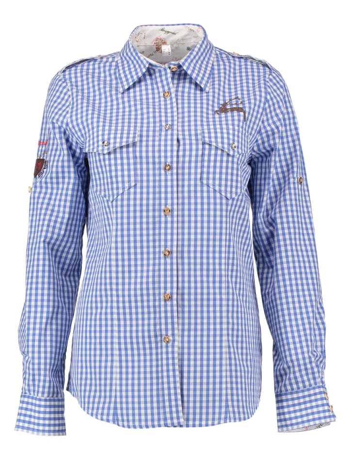 Trachtenbluse Fronix in jeans