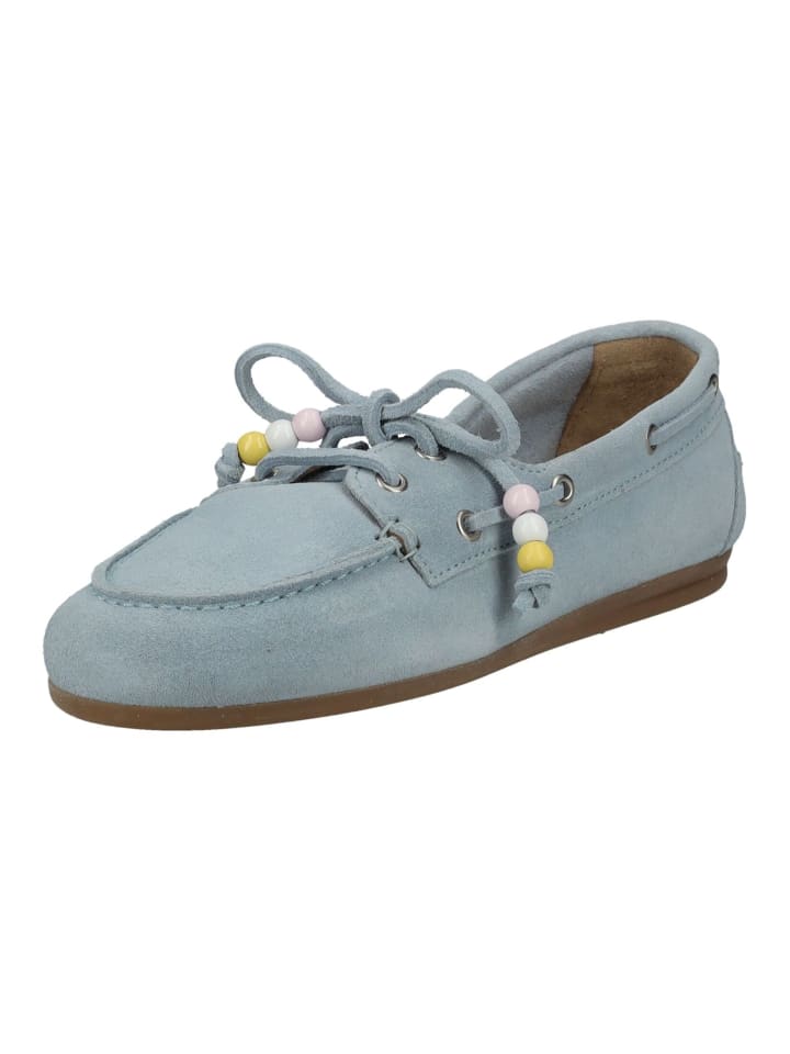 Halbschuhe MARIN PEARLS Hellblau