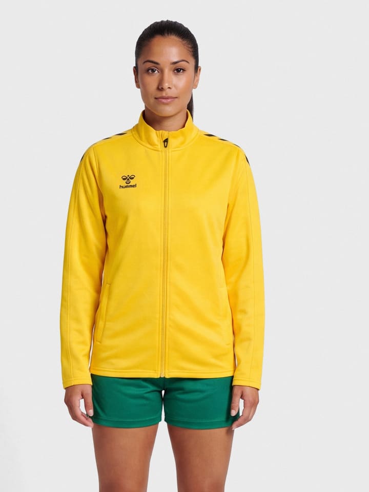 Reißverschluss Jacke Hmlcore Damen in SPORTS YELLOW