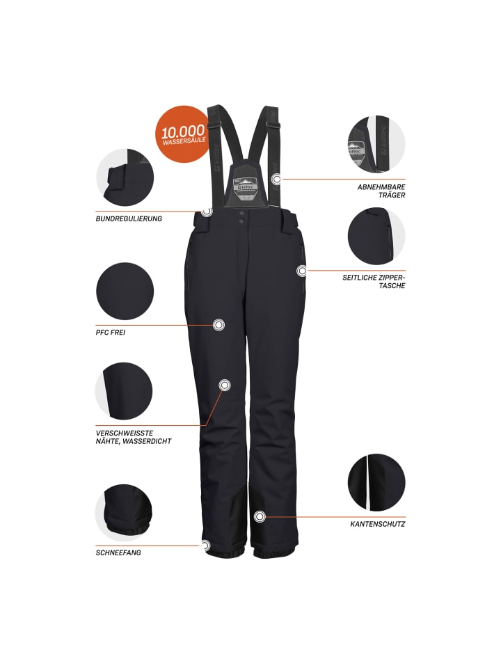 Killtec Skihose KSW249 in Schwarz günstig kaufen | limango