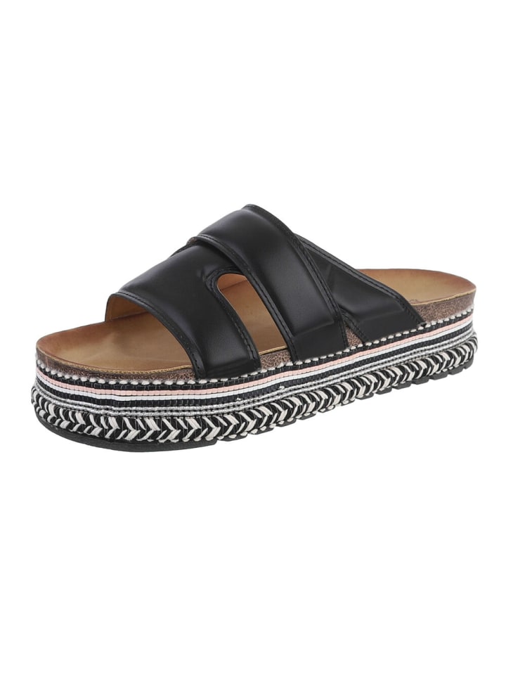 Sandale & Sandalette in Schwarz