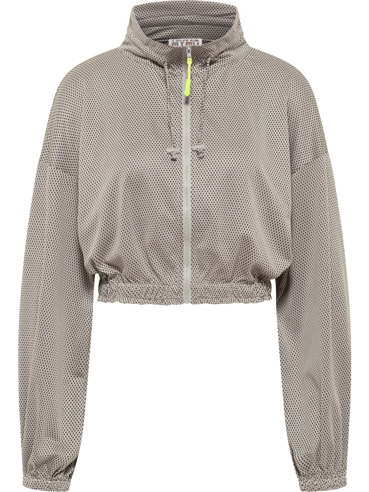 Damen Jacke Cropped in Grau