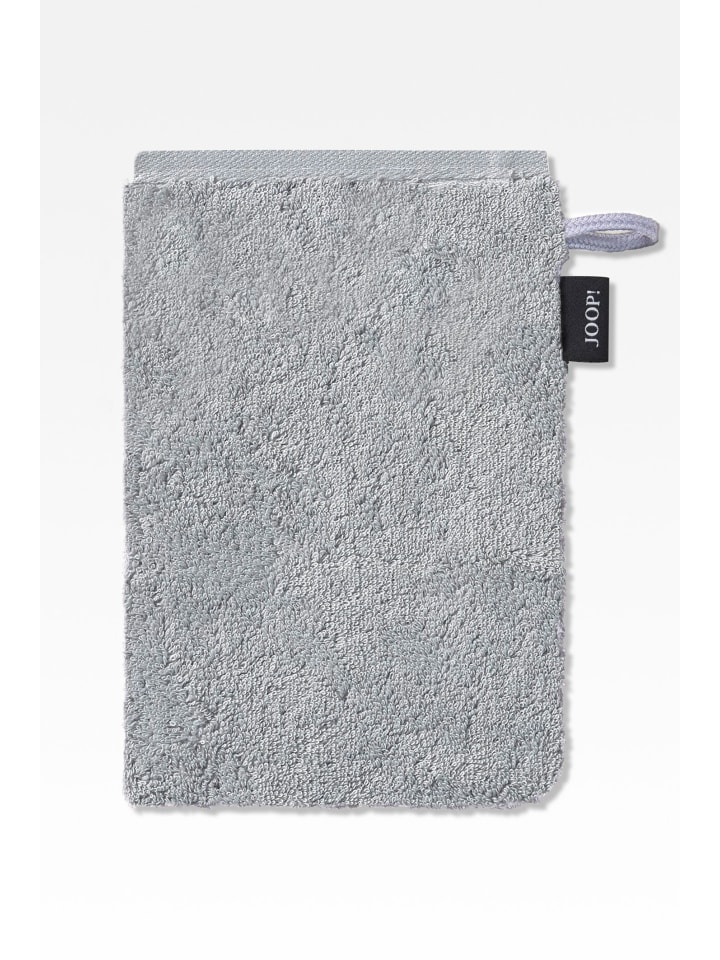 JOOP! CLASSIC DOUBLEFACE Waschhandschuh 3er-Set 16x22 cm, Silber