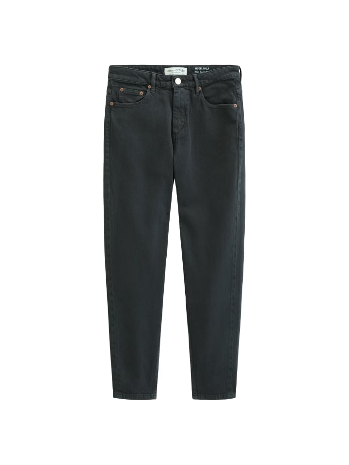 Jeans Model Mala slim cropped in Broken Graphite