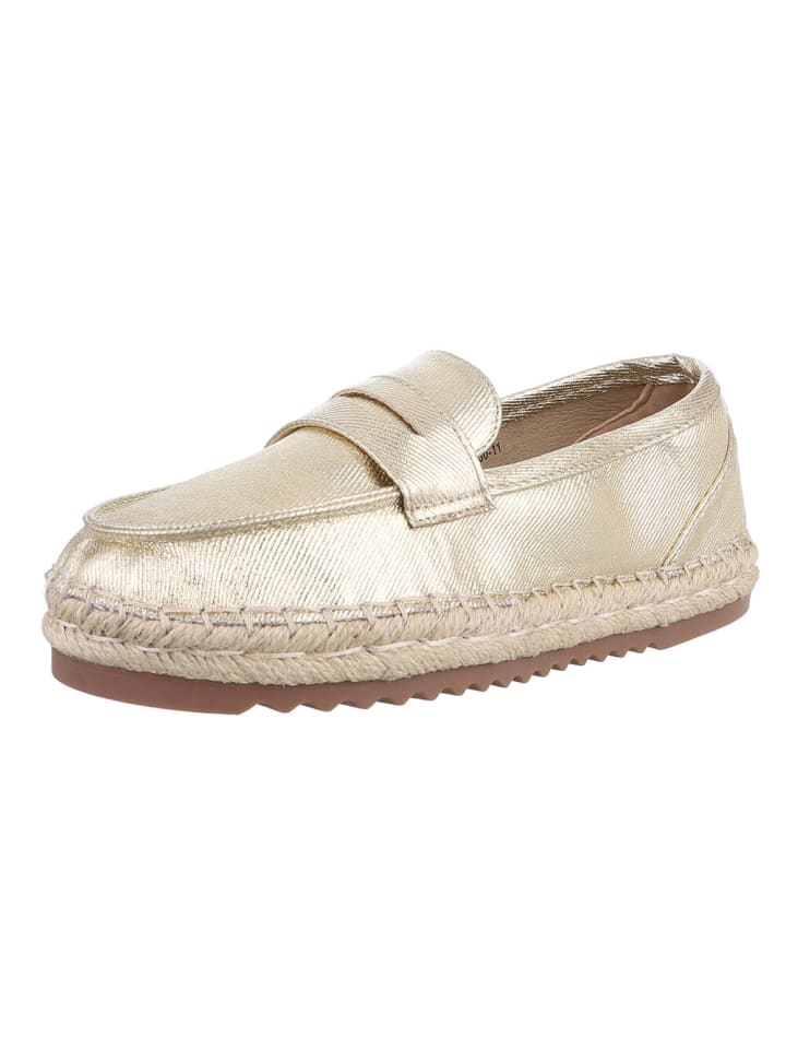 Halbschuh in Gold