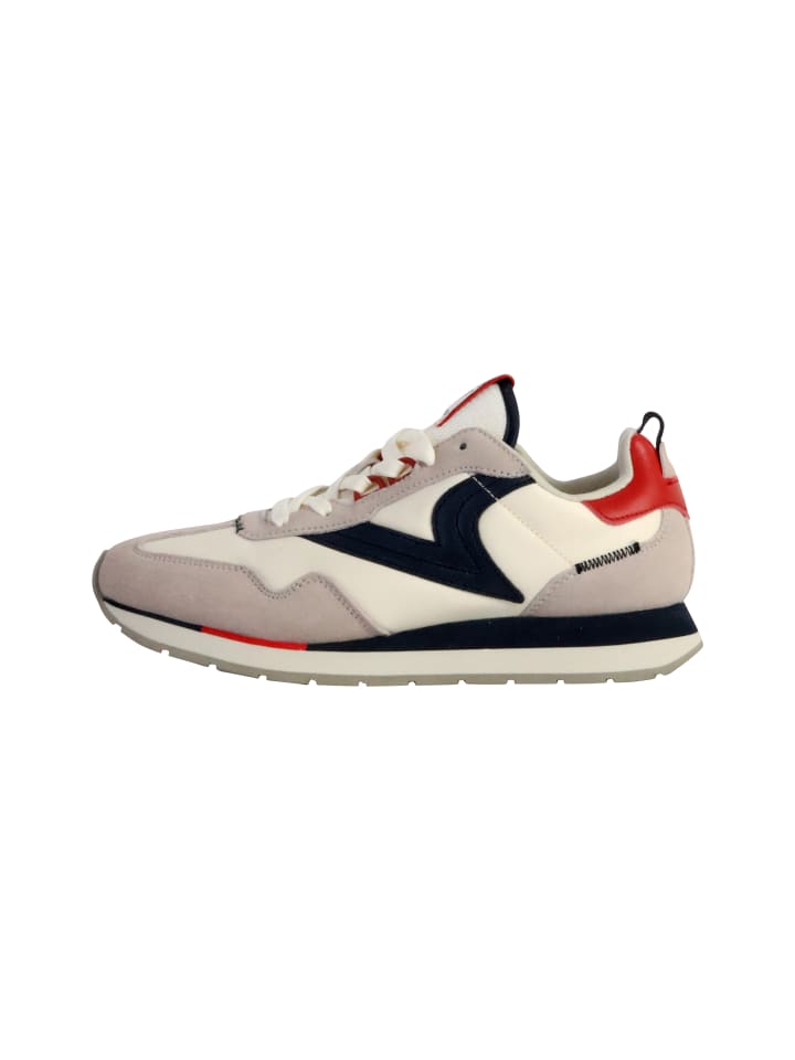 Leder-Sneaker Beige