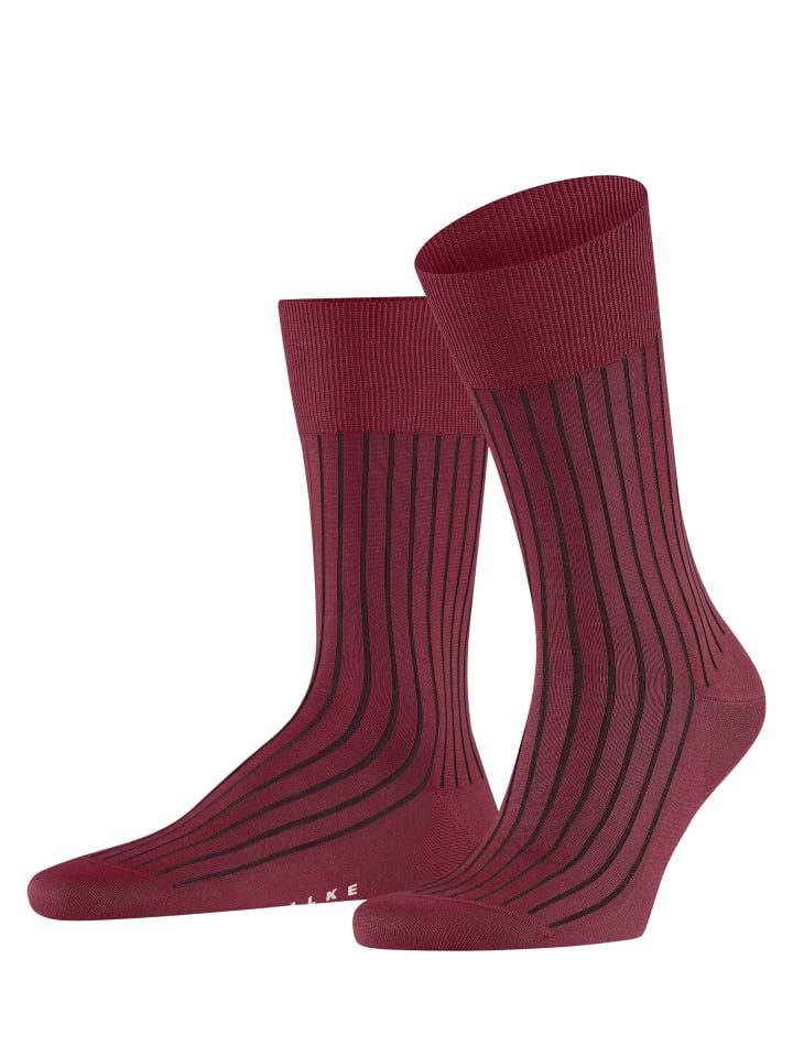 Socken Shadow in Burnt siena