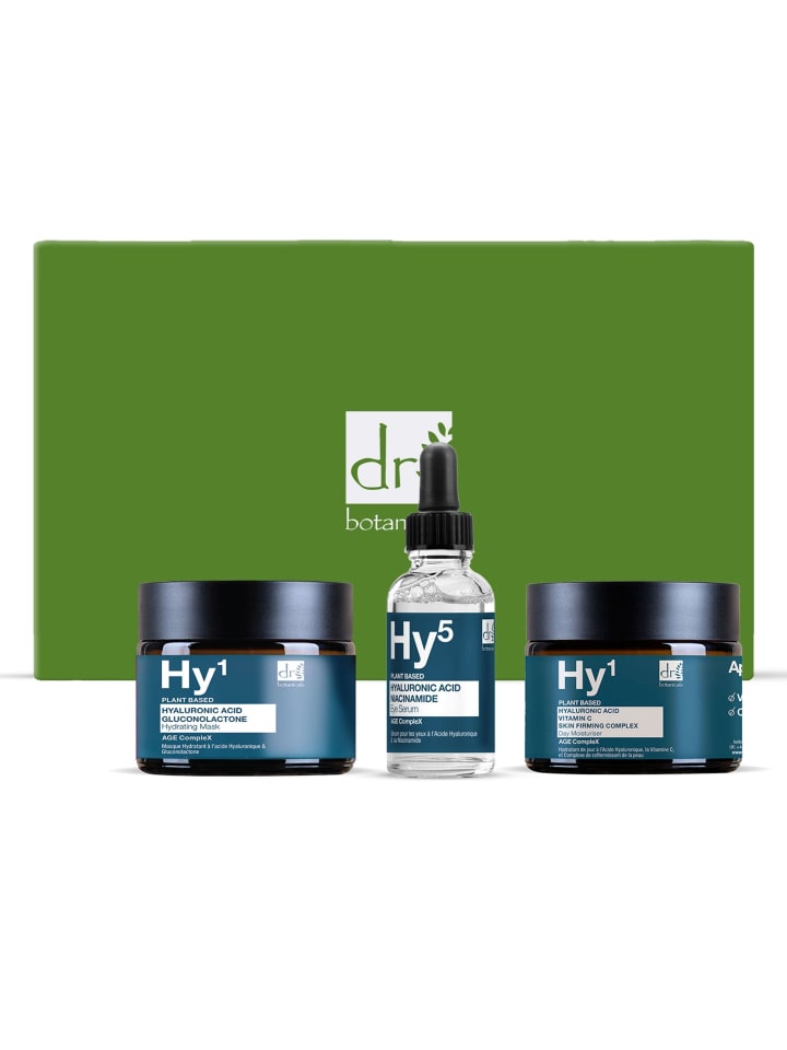 Dr Botanicals Hyaluronsäure Pflege-Geschenkset für glatte Haut