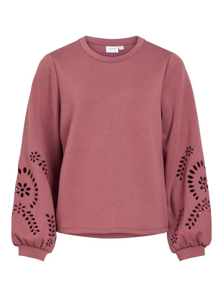 Langärmeliges Sweatshirt in Rose Brown1