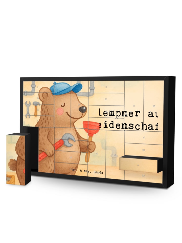 Adventskalender Klempner Leidenschaft Design mi... in Weiß