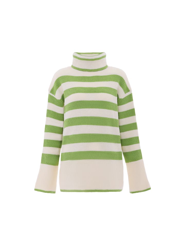 Women Sweater in Wollweiss Hellgrün