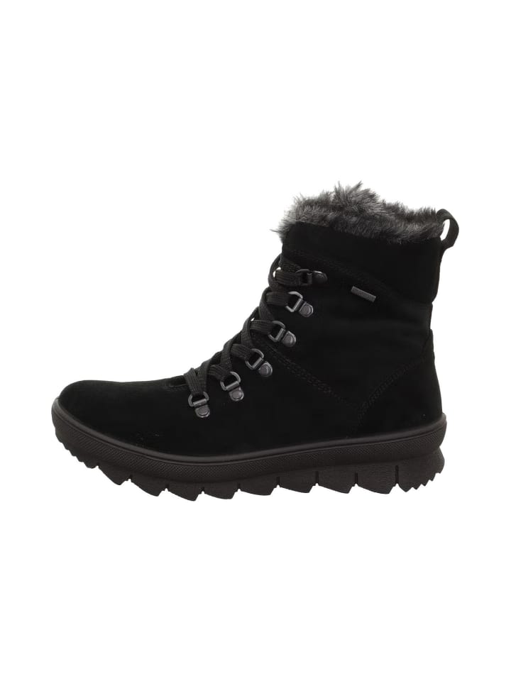 SHOES "Stiefelette Leder \ NOVARA" in schwarz
