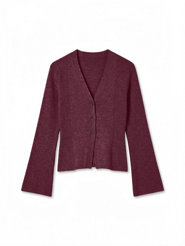Strickjacke in Fig