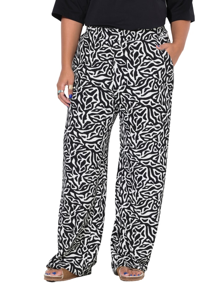 Schlupfhose in schwarz