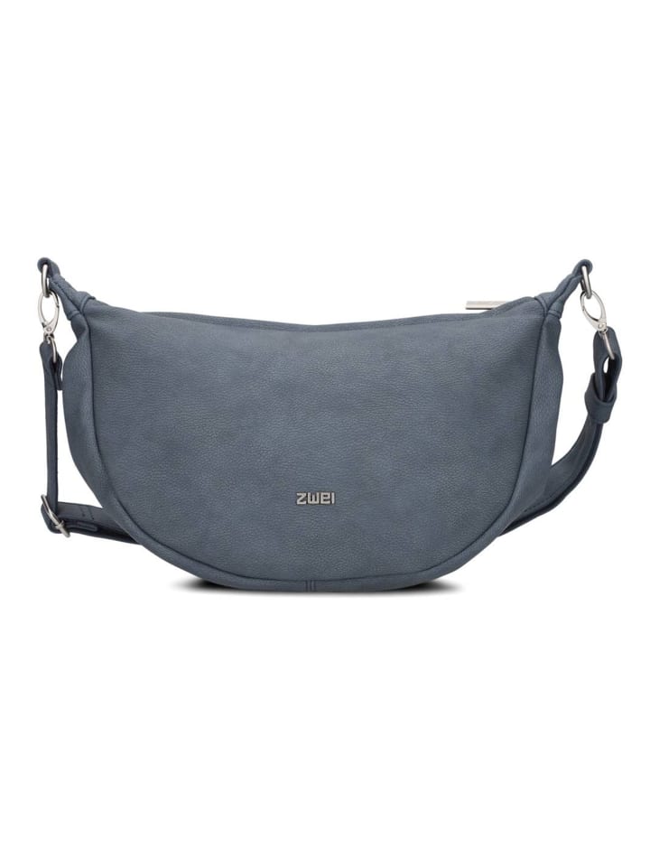 Mademoiselle.M Umhängetasche 34 cm nubuk blue