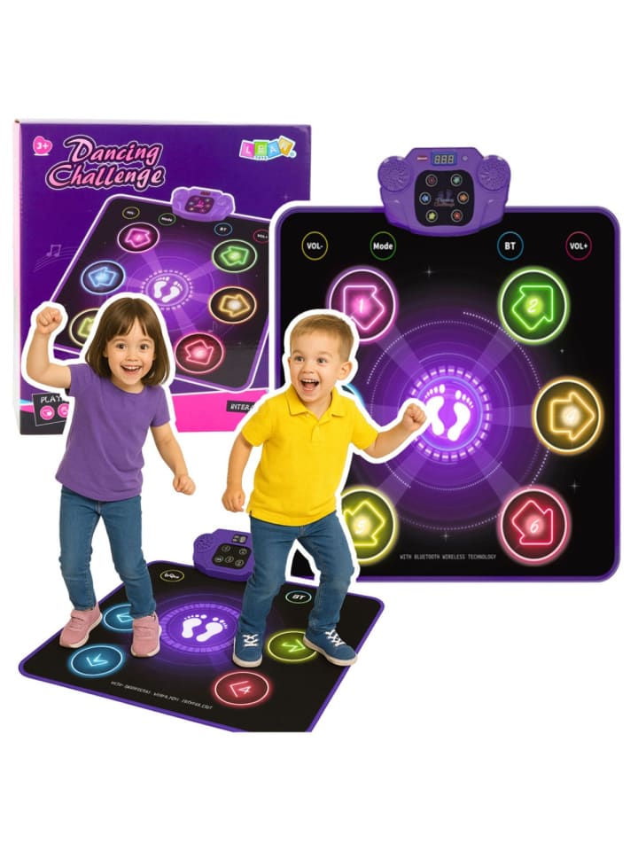 Interaktive Tanzmatte für Kinder, Bluetooth, 5 Modi, 3 Sprachen