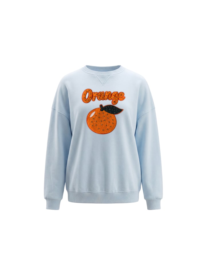 Women Sweatshirt in Light Blue