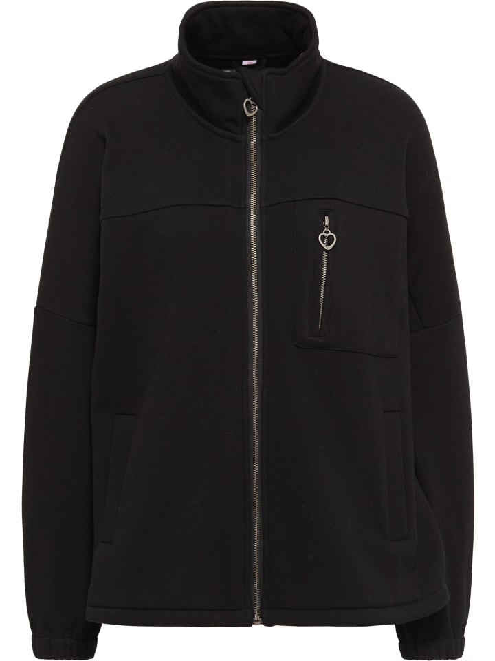Damen Sweatjacke in Schwarz