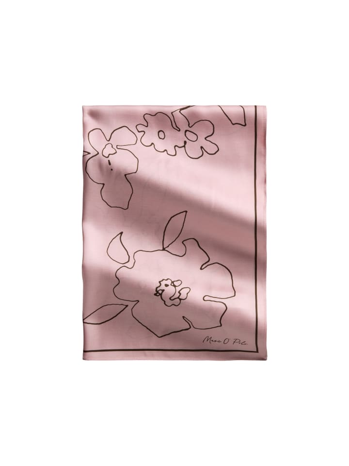 Satin-Foulard in Light Pink