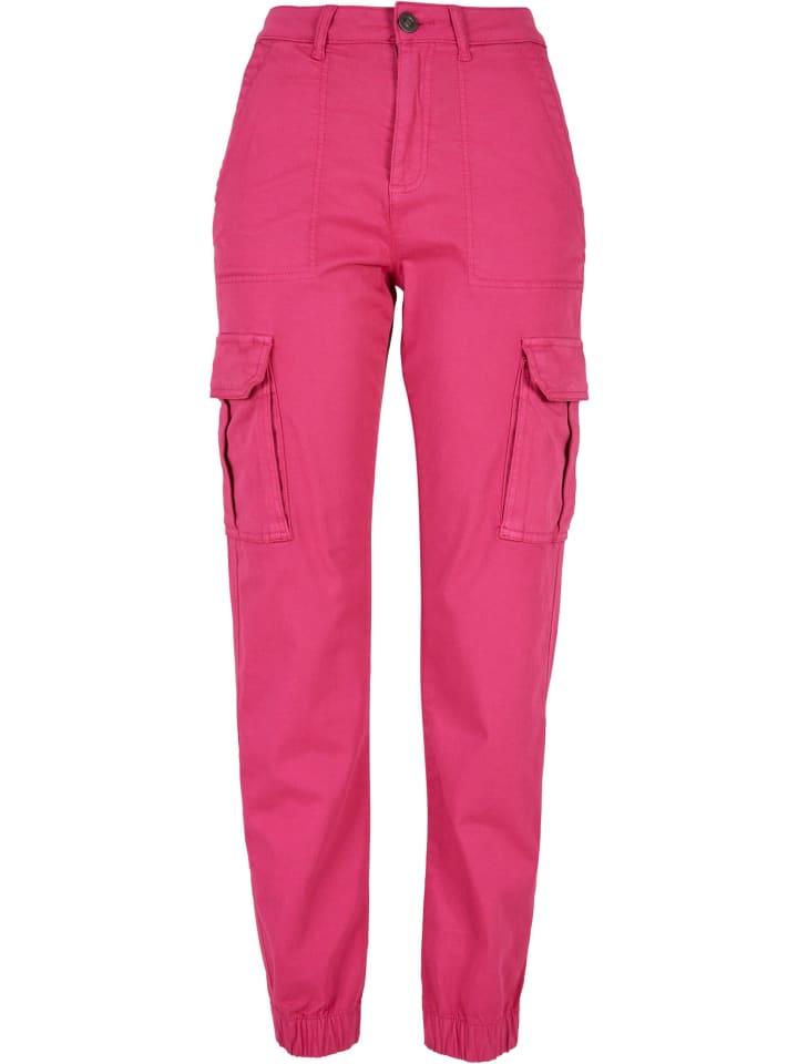 Cargo Trouser in hibiskus pink