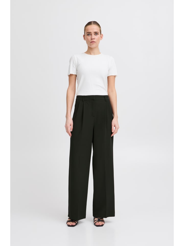 Hose IHLEXI Loose fit in Black