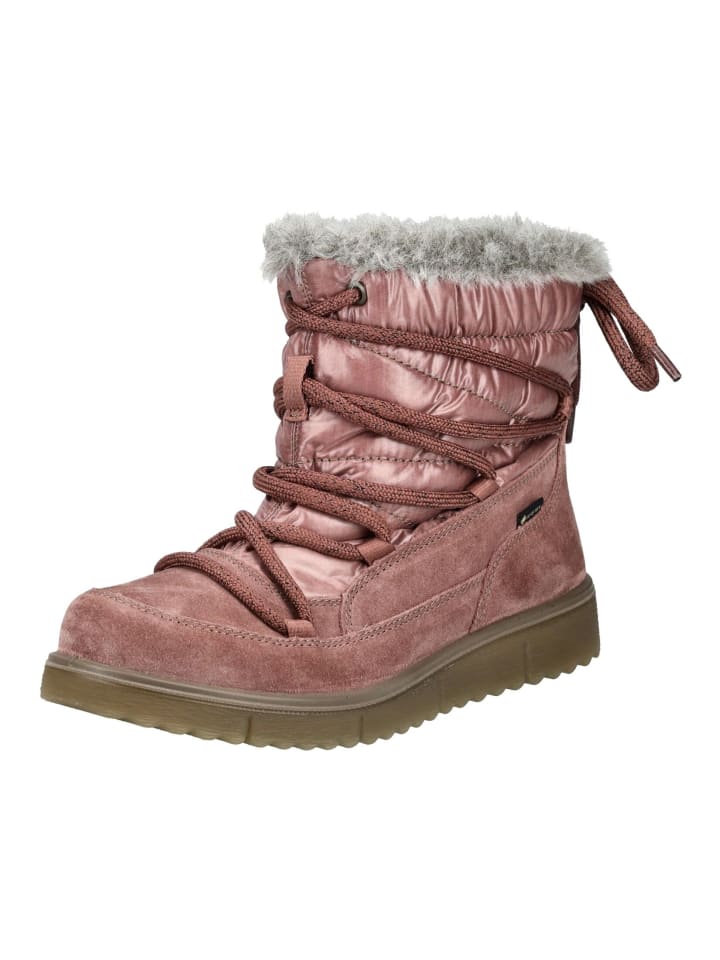 Stiefelette Hellrot
