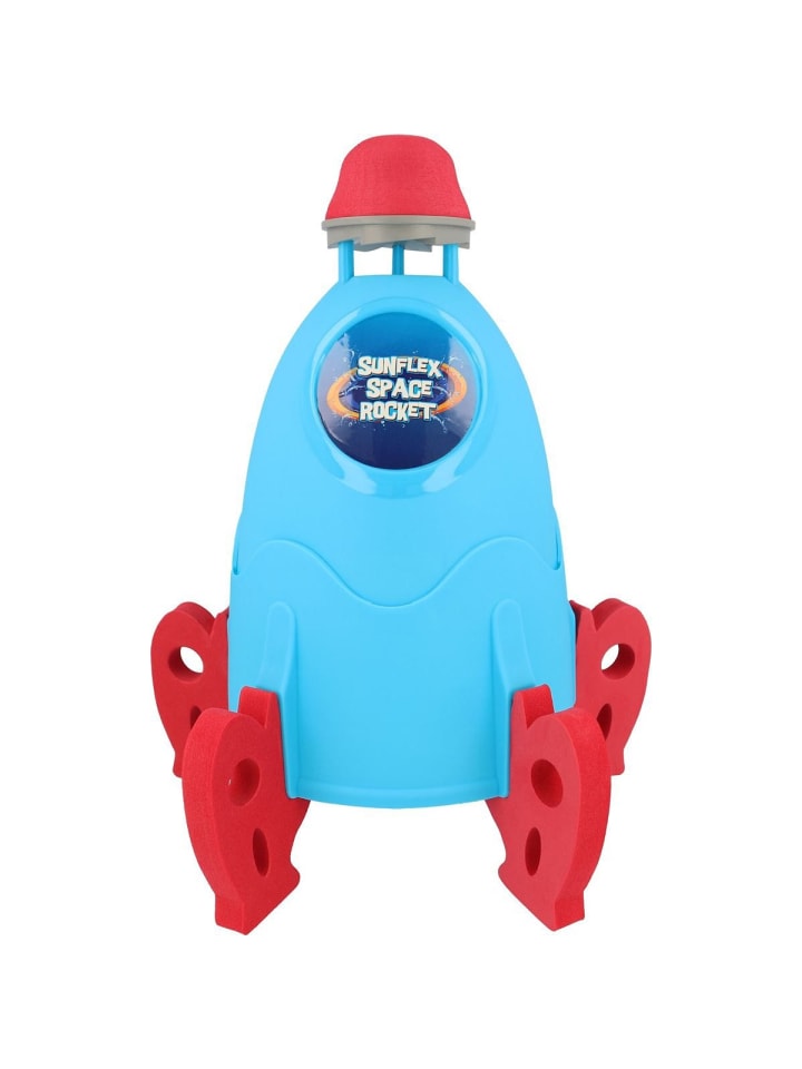 Space Rocket - Wassersprenkler (drehend) in blau