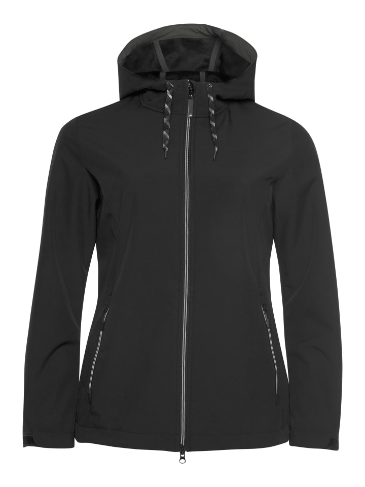 Softshelljacke in schwarz