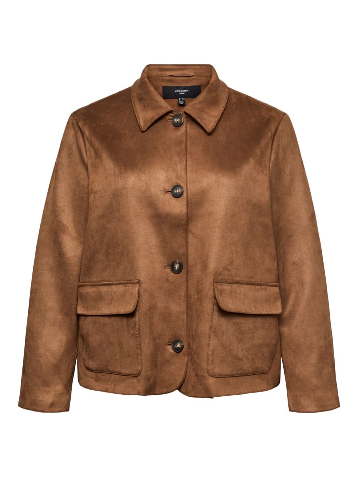Jacke in Cognac