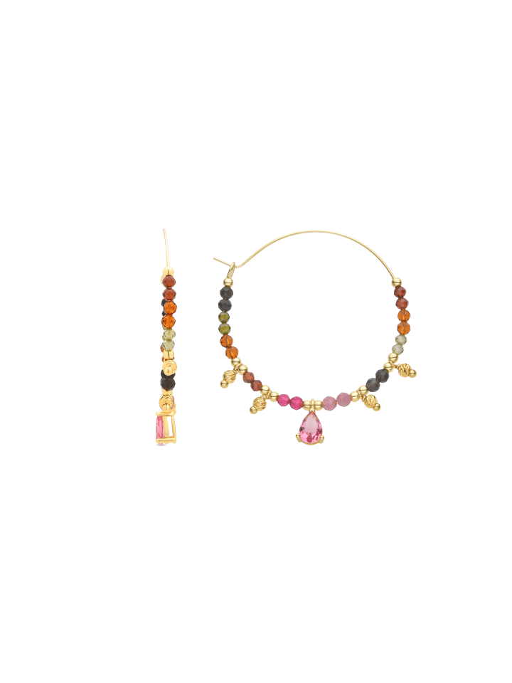Ohrringe Baim mit 18 Karat Goldfinish – BAIM