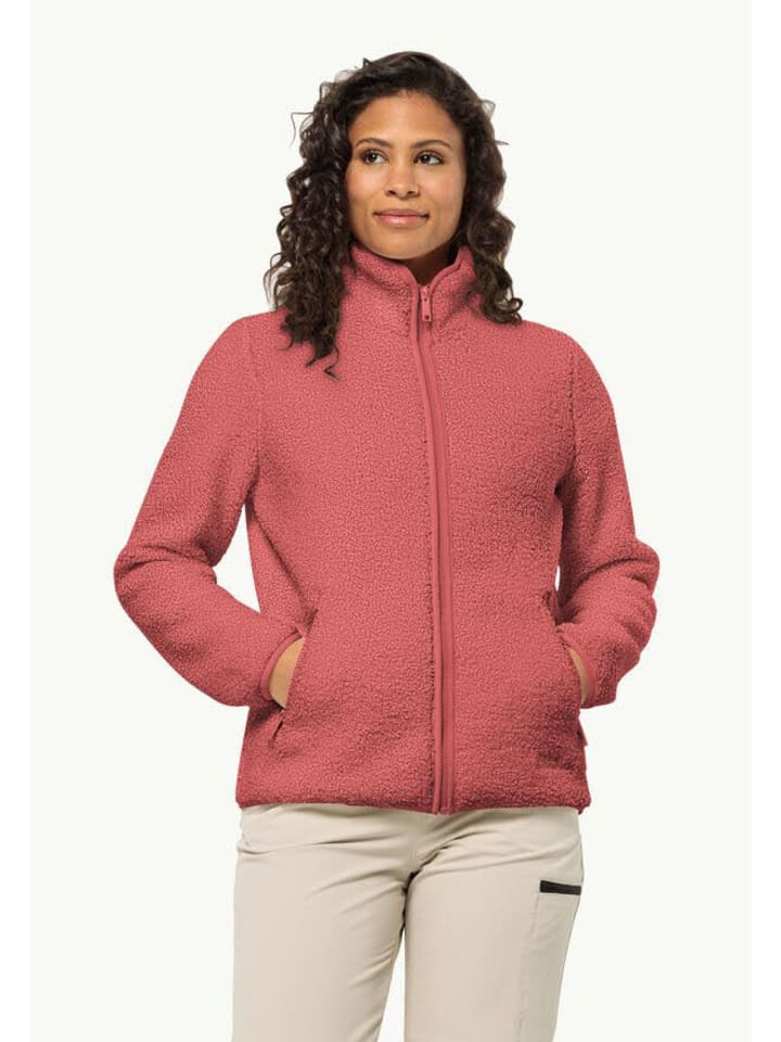 Fleecejacke in rot