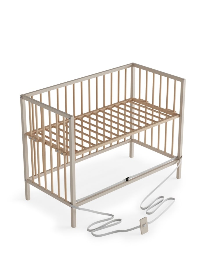 Beistellbett mit Umbauseite - sahara dust/natur - Dreamy 4 in 1 Bett