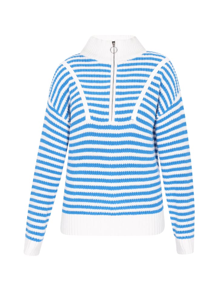 Women Sweater in BLUE STRIPES