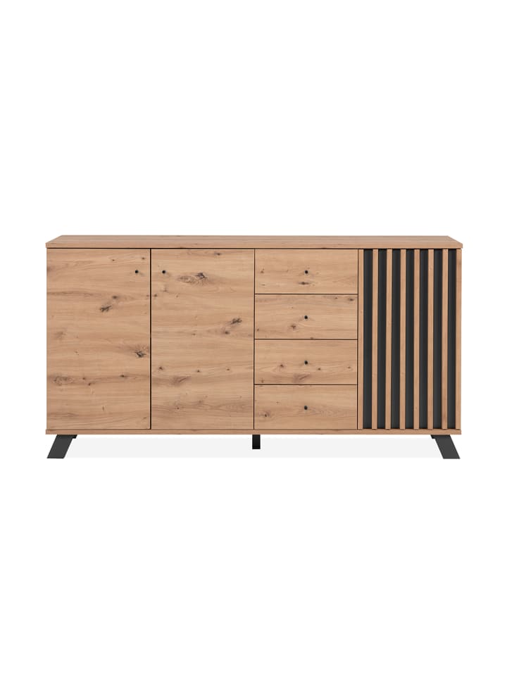 Anrichte LUBLIN in Helles - (W)160 x (H)85 x (L)40 cm