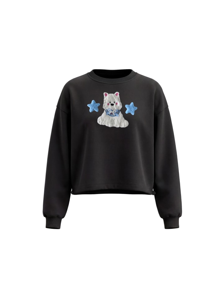 Women Sweatshirt in Black