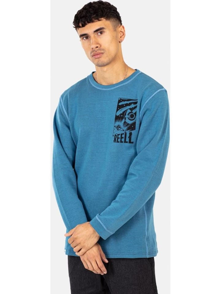 Longsleeve "Space Longsleeve" in Blau