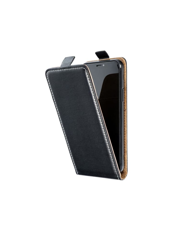Flip Case für Samsung Galaxy S24 FE Handy Tasche schwarz in Schwarz