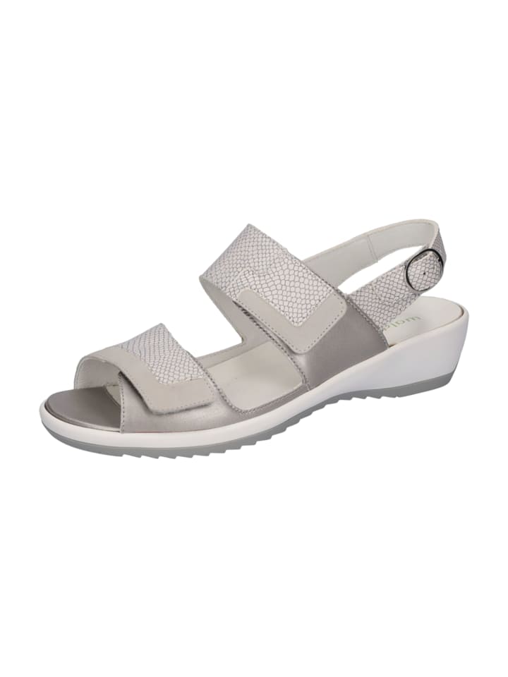 Komfort Sandalen in Silber