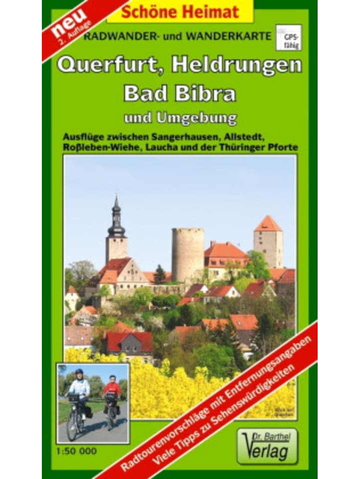 Landkarte/Globus - Radwander- und Wanderkarte Querfurt, Heldrungen, Bad Bibra u