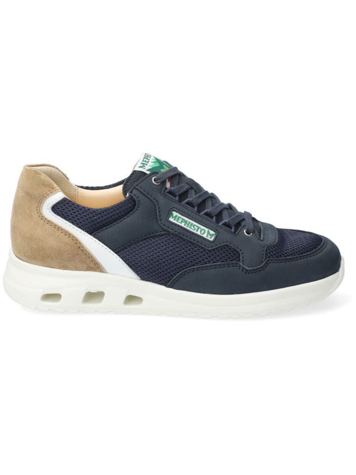 Sportlicher Schnürschuh in blau