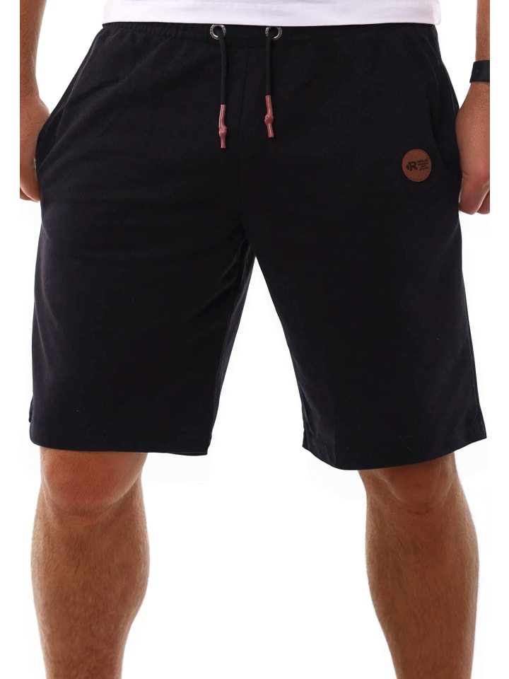 Jogginghose Sporthose mit Brandpatch in schwarz