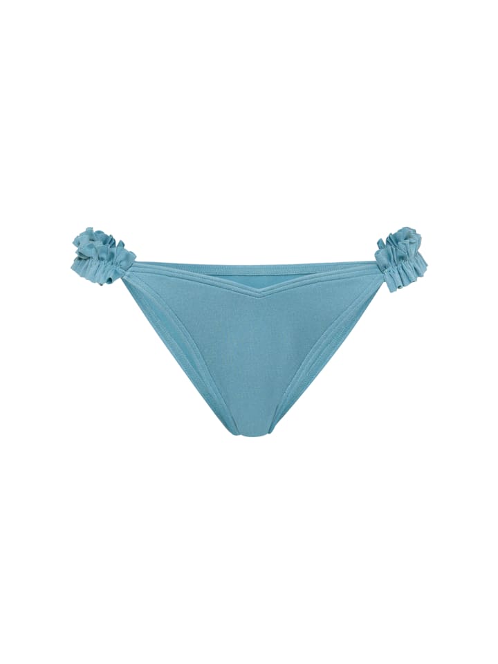 Bikini-Hose in grau-blau