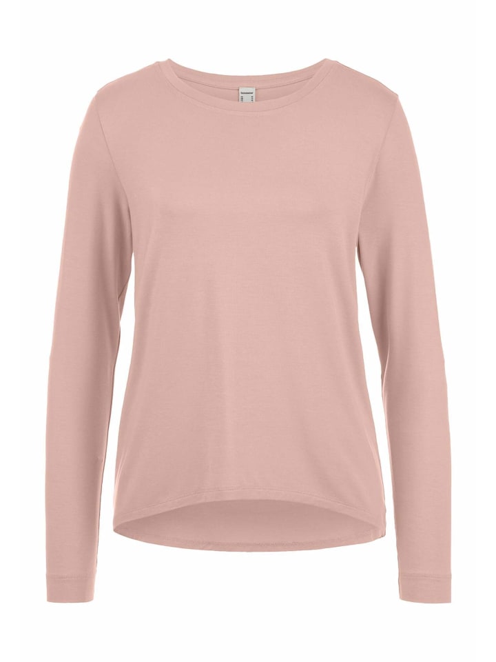 Langarm Schlafshirt Regular in cremerosa
