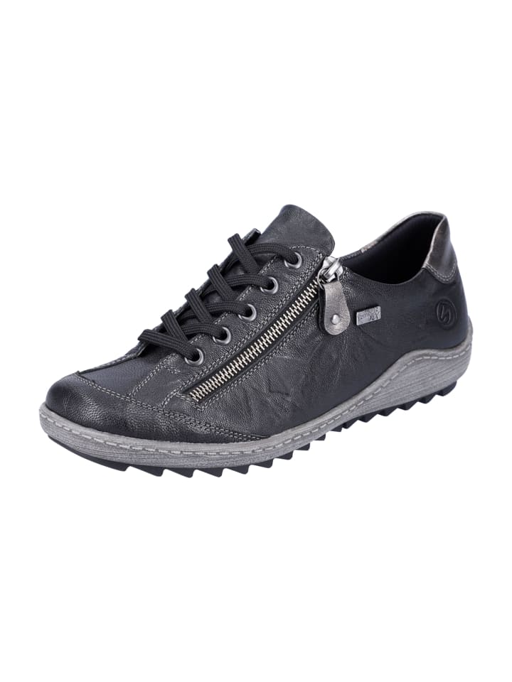 Komfort Schnürschuhe in Schwarz
